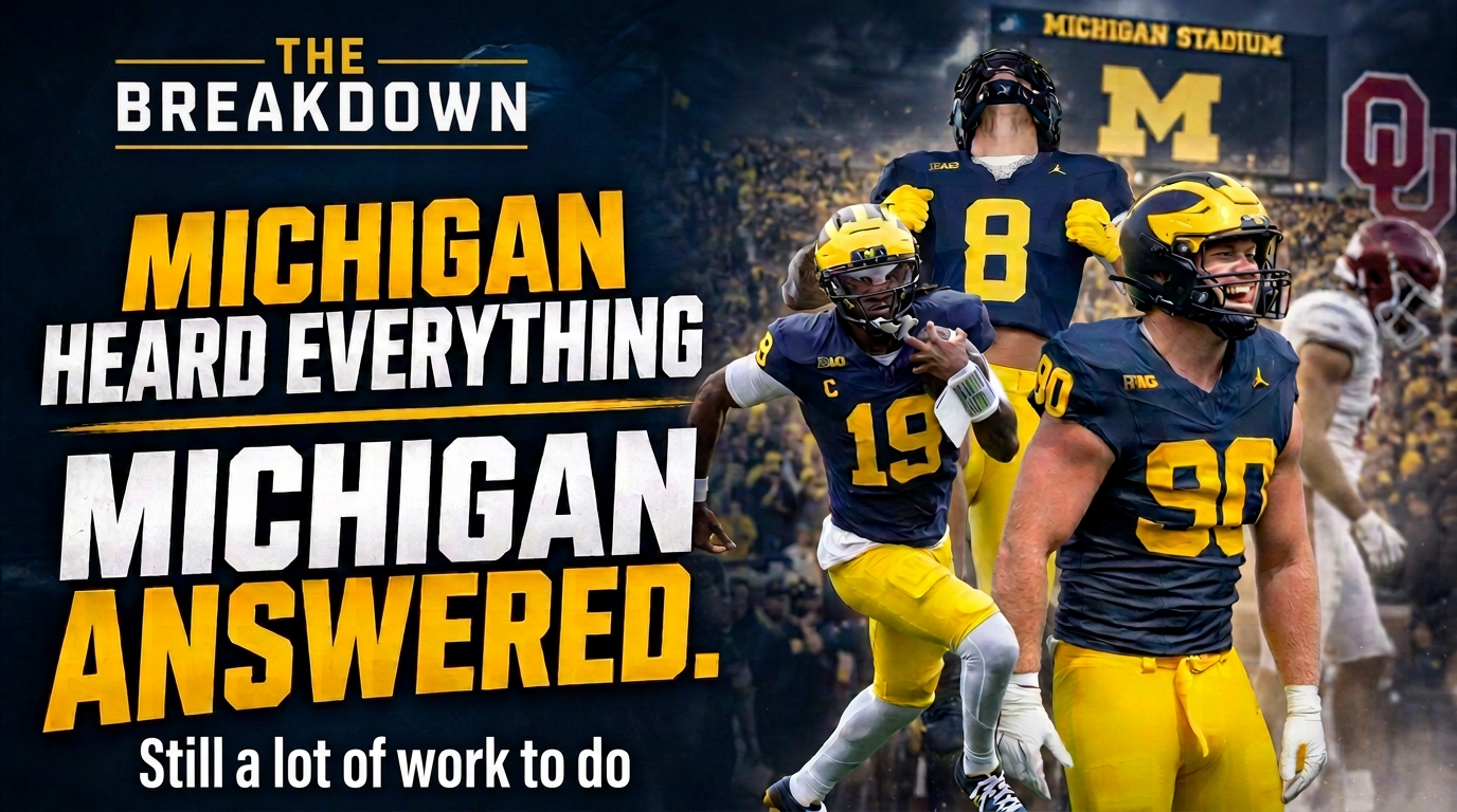 Lessons From Michigan Football’s Rocky Road to Victory