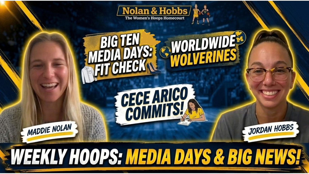 B1G Media Day Fit Check, Worldwide Wolverines, Cece Arico Commits | Nolan & Hobbs Ep 39