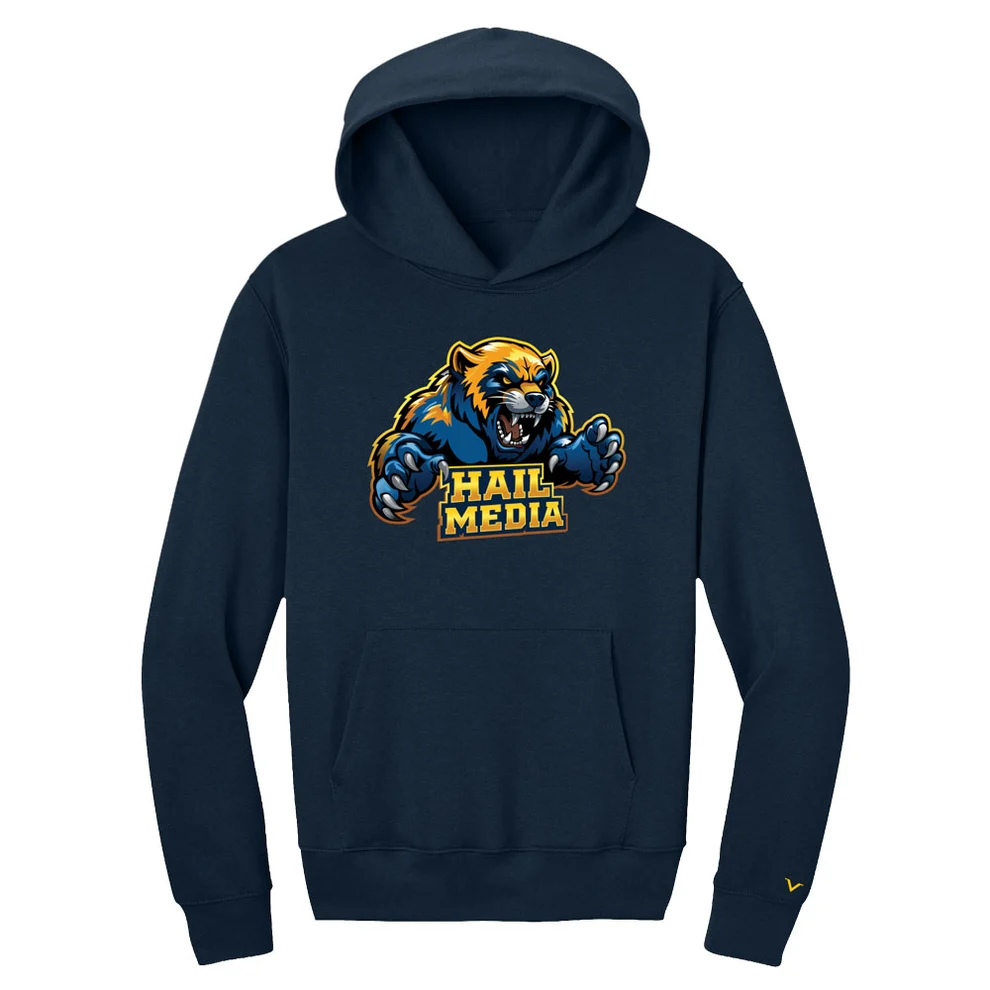 Hail Media Navy Hoodie