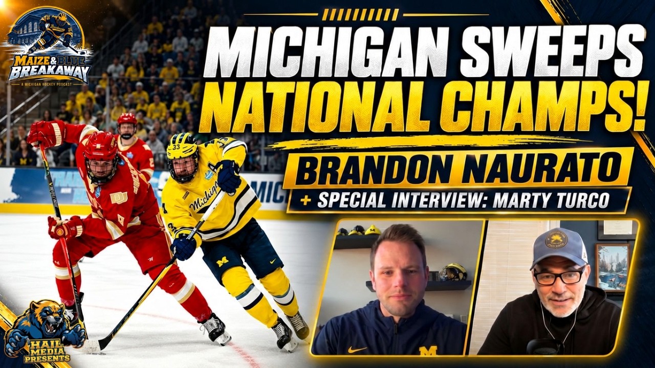 Michigan Hockey Is Rolling! Denver Sweep + Exclusive Interviews with Brandon Naurato & Marty Turco